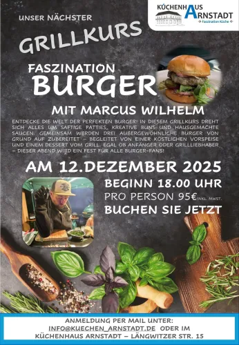 Faszination Burger – Der ultimative Grillkurs mit Marcus Wilhelm